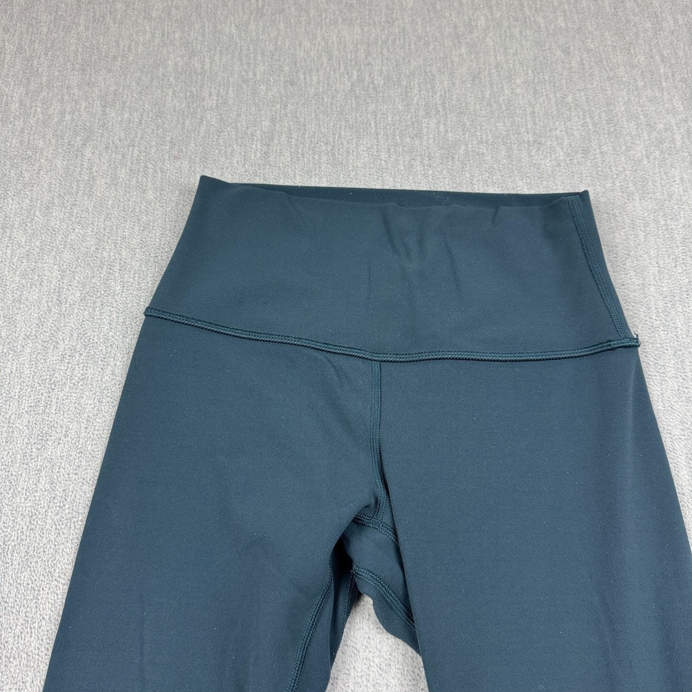 Lululemon Leggings Womens 4 Green Align Crop 26" Stretch Yoga Gym Pants Athletic - Picture 2 of 12